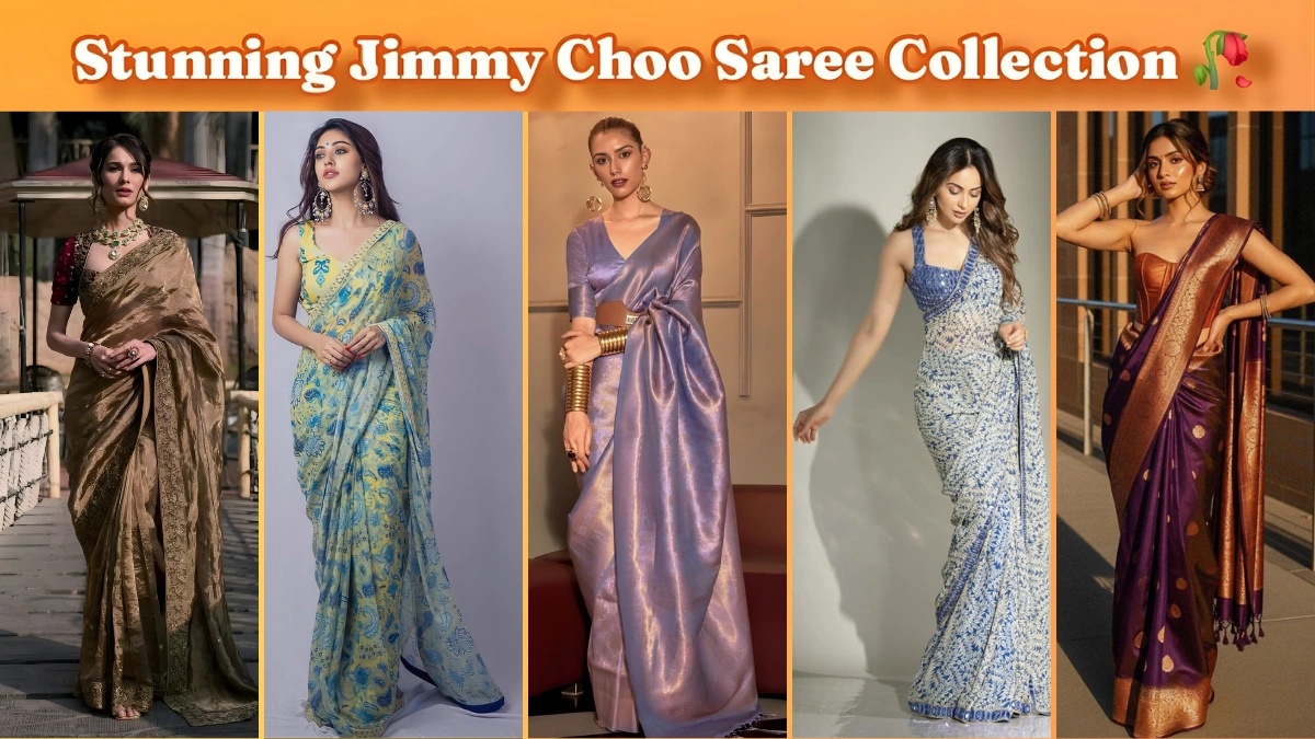 Jimmy Choo Saree Trend