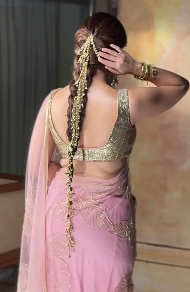 Hair Accessories with saree