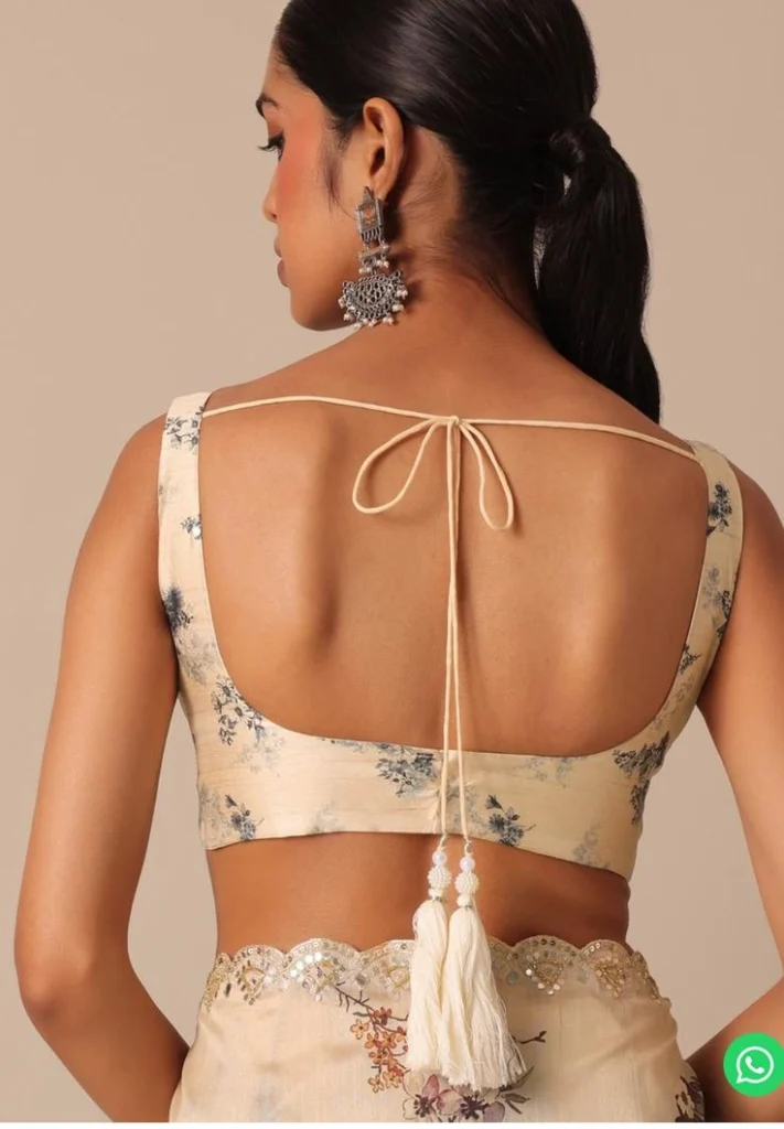 Backless or Tie-Back Blouse