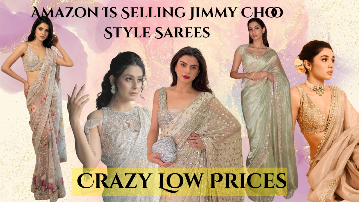 Jimmy Choo saree Amazon