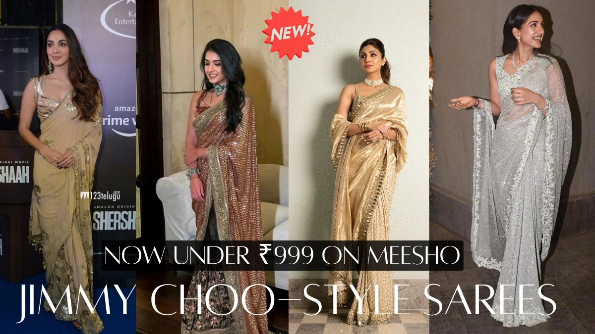 Jimmy Choo saree Meesho